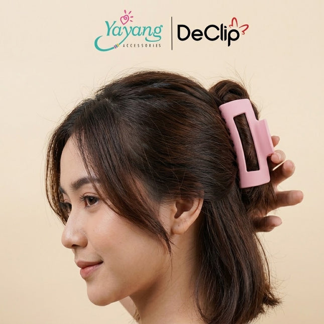 YAYANG x DeClip Jedai Elastic Haircules Jepit Kotak Elastic Flexible Ukuran 10 Cm Series