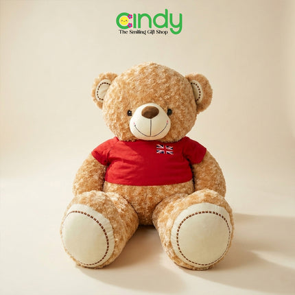Cindy Giant Teddy Bear Tshirt Plush Toy Boneka Beruang Jumbo 1,5 Meter