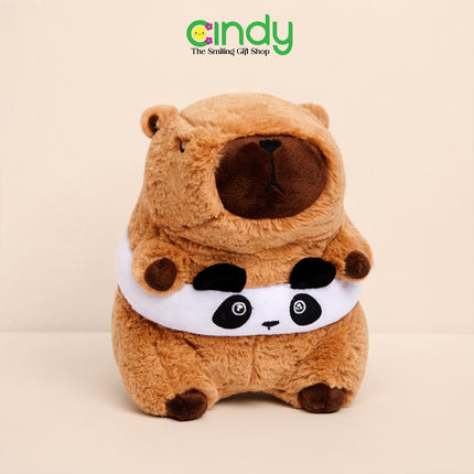 Cindy Boneka Capybara Lucu Lembut – Kapibara Plush Toy Viral dengan Pelampung untuk Kado Anak