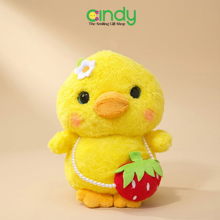 Cindy Boneka Bebek Plush Toys Lucu Tas Stroberi Empuk - Boneka Anak Perempuan Kado Ulang Tahun - CBK1289