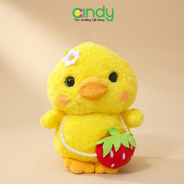 Cindy Boneka Bebek Plush Toys Lucu Tas Stroberi Empuk - Boneka Anak Perempuan Kado Ulang Tahun - CBK1289