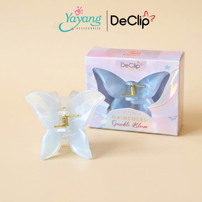 Yayang x Declip Jedai Butterfly Bloom Haircules Gigi 5 5CM Sparkle Bloom Series - Aksesoris Rambut