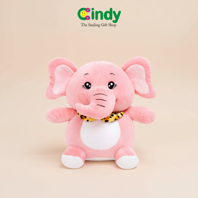 CINDY Cindy Boneka Gajah Emoy Soft Plush - Cute Baby Elephant Plush Toys - Mainan Anak Hadiah Ulang Tahun