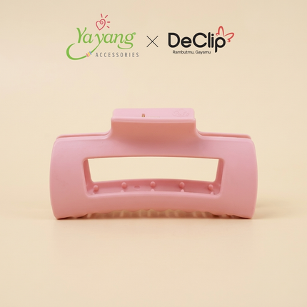Yayang x DeClip Jedai Elastic Haircules Jepit Kotak Elastic Flexible Ukuran 10 Cm Series
