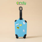 Soft Blue Luggage