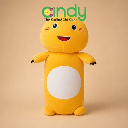 Cindy Set Boneka Kepala & Guling Karakter Dino Nailong Kuning