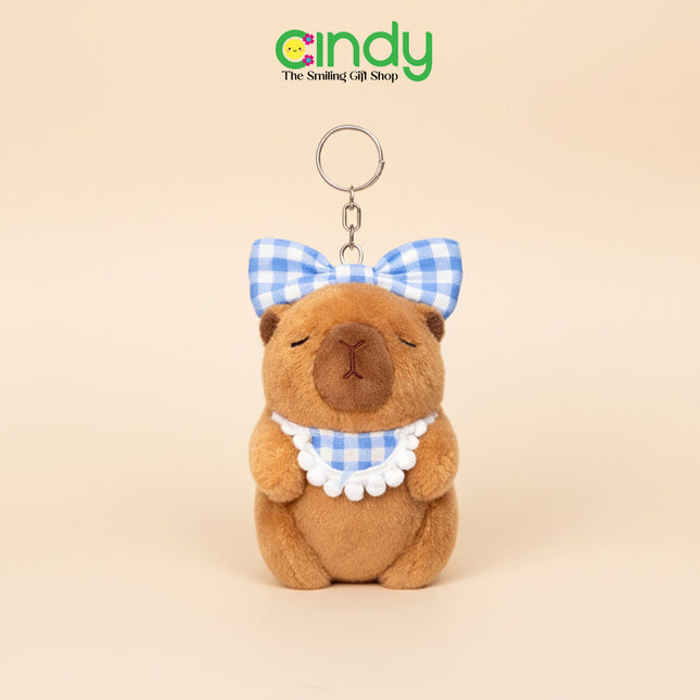 CINDY Gantungan Kunci Capybara Ribbon - Aksesoris Hiasan Tas Capybara Lucu - CBG1353