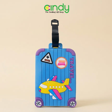 Cindy Tag Koper Bentuk Koper - Luggage Tag Aksesoris Koper - CFZ2403
