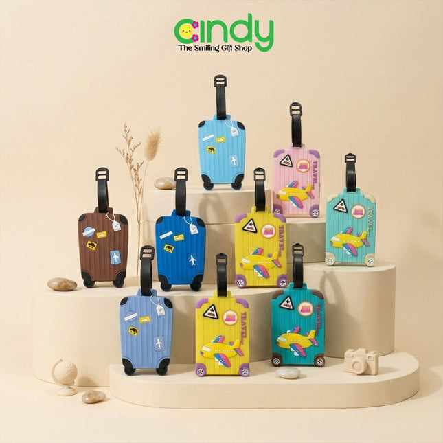 Cindy Tag Koper Bentuk Koper - Luggage Tag Aksesoris Koper - CFZ2403