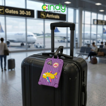 Cindy Tag Koper Bentuk Koper - Luggage Tag Aksesoris Koper - CFZ2403
