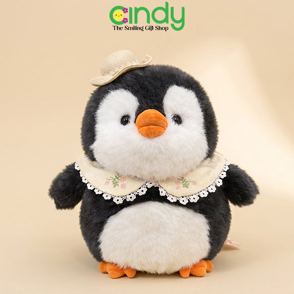 Boneka Penguin Topi Lucu Plush Toy -  Boneka Anak Premium Lembut & Empuk Kado Ulang Tahun