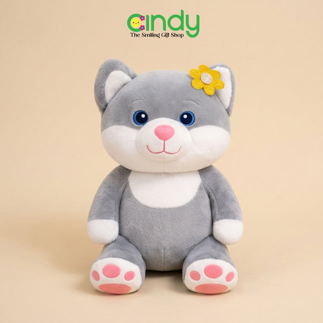 CINDY Boneka Sitting Animal Little Fox - Mainan Plush Toy Lembut untuk Kado Ulang Tahun Anak