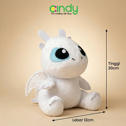 Cindy Plush Toy How To Train Your Dragon Toothless & Light Fury Boneka Naga Lucu Premium Hadiah Anak