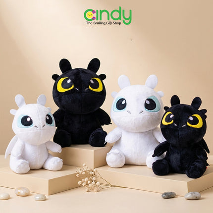 Cindy Plush Toy How To Train Your Dragon Toothless & Light Fury Boneka Naga Lucu Premium Hadiah Anak