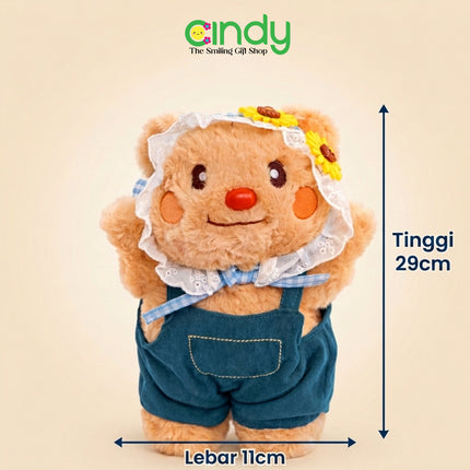 Cindy Boneka Butter Bear Lucu Anak Perempuan Boneka Plush Toys Imut Premium Kado Anak