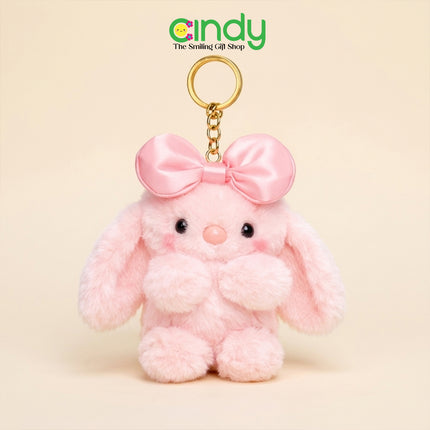 Cindy Gantungan Kunci Bunny Ribbon -  Akesoris Hiasan Tas Lucu Karakter Kelinci Rabbit Lucu CBG1358