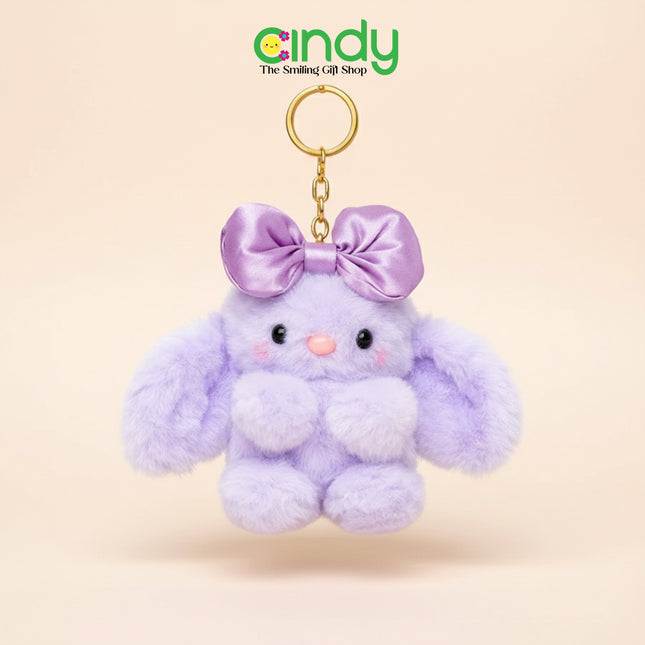 Cindy Gantungan Kunci Bunny Ribbon -  Akesoris Hiasan Tas Lucu Karakter Kelinci Rabbit Lucu CBG1358