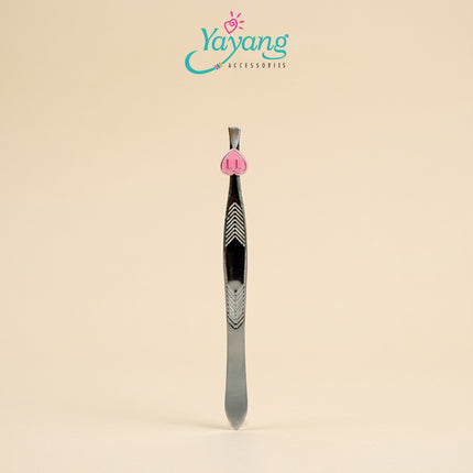 Yayang Pinset Alis Stainless Steel - Alat Penjepit Pencabuat Bulu Alis - Eyebrow Tweezer - NKC0501
