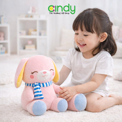 Cindy Animal Plush Toy – Boneka Karakter Hewan Gemes Kelinci Rubah Beruang Syall