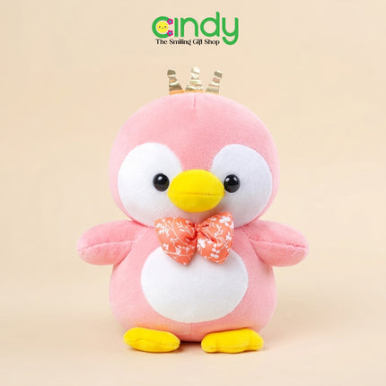 Cindy Boneka Pinguin Crown Lucu – Penguin Plush Lembut dengan Mahkota untuk Kado Anak