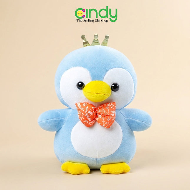 Cindy Boneka Pinguin Crown Lucu – Penguin Plush Lembut dengan Mahkota untuk Kado Anak
