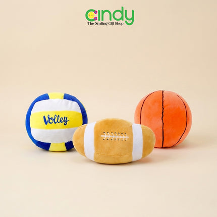 Cindy Boneka Bola Basket Lembut – Plush Toy Ball Basketball Imut untuk Mainan Hadiah Ulang Tahun
