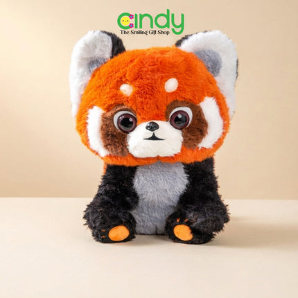 Cindy Boneka Panda Merah Imut Plush Toy Lembut Hadiah Anak Kado Ulang Tahun - Boneka Red Panda