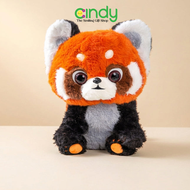 Cindy Boneka Panda Merah Imut Plush Toy Lembut Hadiah Anak Kado Ulang Tahun - Boneka Red Panda