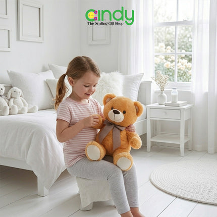 Cindy Boneka Teddy Bear Dema Lucu – Mainan Anak Boneka Beruang Pita Soft Plush Lembut Kado Terlaris