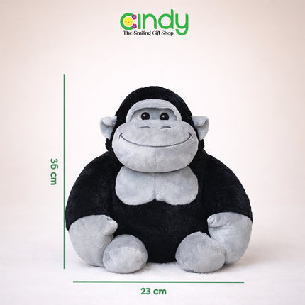 Cindy Boneka Animals Smug Gorilla - Gorilla Monkey Doll Lembut Gemoy Hadiah