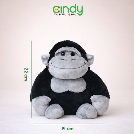 Cindy Boneka Animals Smug Gorilla - Gorilla Monkey Doll Lembut Gemoy Hadiah