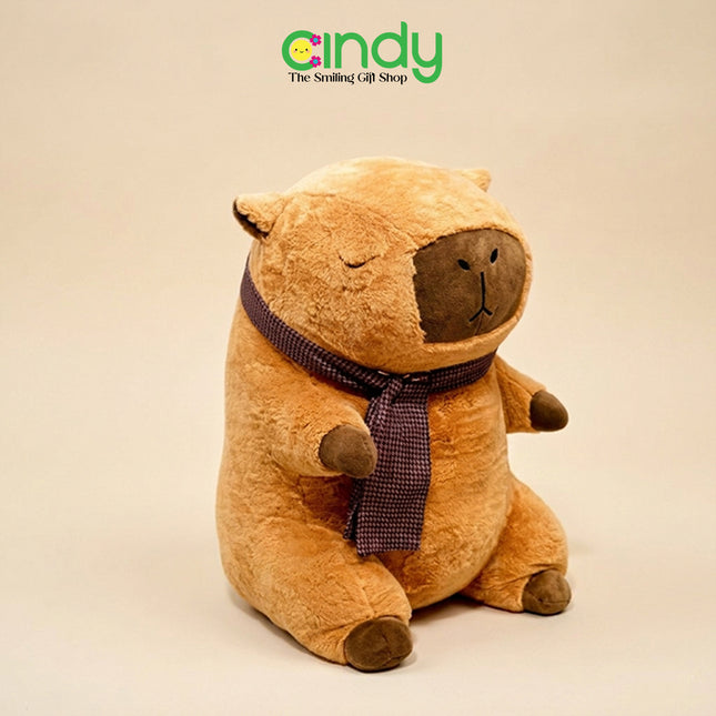 CINDY Boneka Capybara Syall Jumbo - Mainan Boneka Karakter Capybara Lucu - CBK4024