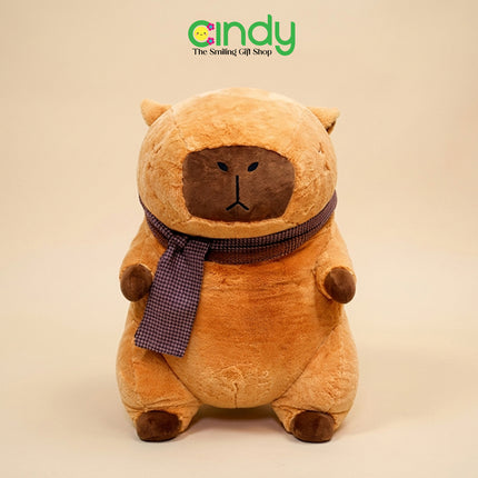 CINDY Boneka Capybara Syall Jumbo - Mainan Boneka Karakter Capybara Lucu - CBK4024