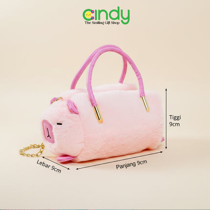 Cindy Tas Fashion Anak Tas Selempang Capybara - Aksesoris Fashion Anak Karakter Kapibara - CBT1544