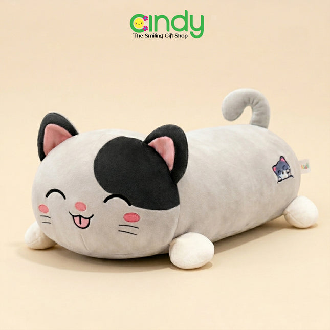 Cindy Guling Bentuk Kucing Panjang Premium Lembut Nyaman Untuk Tidur Dekorasi Kamar Anak