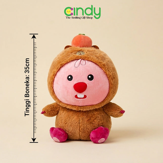 Cindy Boneka Zanmang Loopy Costume Bunny Bear - Mainan Boneka Loopy Kostum Kelinci Beruang Lucu Imut