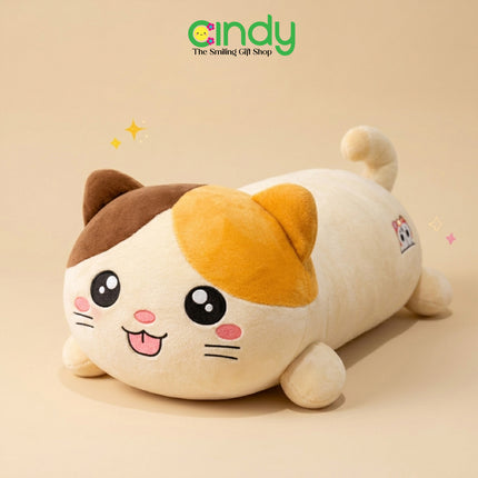 Cindy Guling Bentuk Kucing Panjang Premium Lembut Nyaman Untuk Tidur Dekorasi Kamar Anak