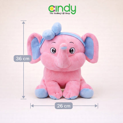 Cindy Boneka Gajah Nuta Lucu Soft Plush Toy - Boneka Hewan Lembut Mainan Anak & Kado Ulang Tahun