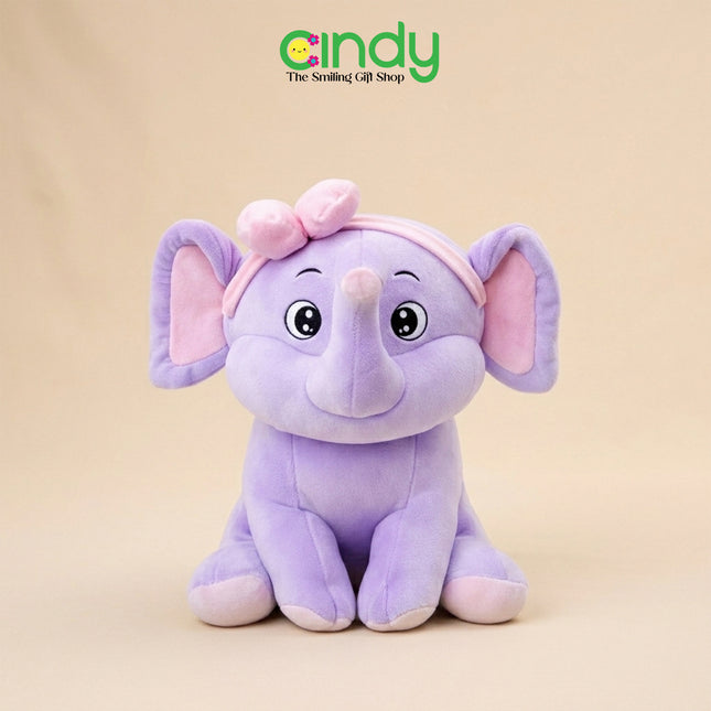 Cindy Boneka Gajah Nuta Lucu Soft Plush Toy - Boneka Hewan Lembut Mainan Anak & Kado Ulang Tahun