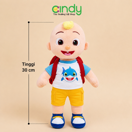 Cindy Boneka Anak Karakter Baby John Cocomelon JJ Pajamas & Backpack