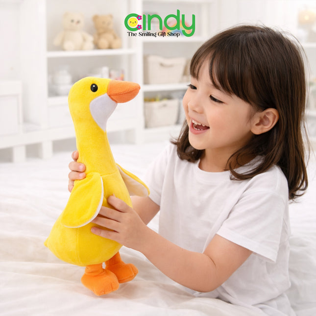 Cindy Funny Goose Plush Toy – Boneka Karakter  Angsa Kuning Lucu Gemoy Terlaris - CBK1269