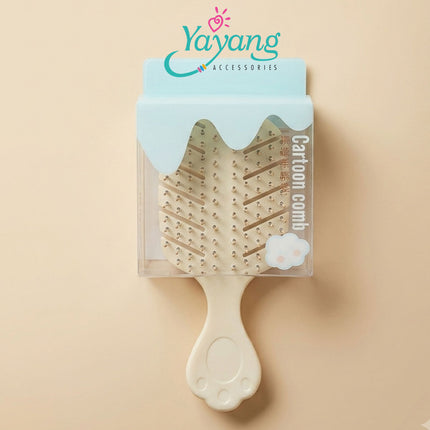 Yayang Sisir Rambut Anti Rontok Vented Paddle Pastel Series
