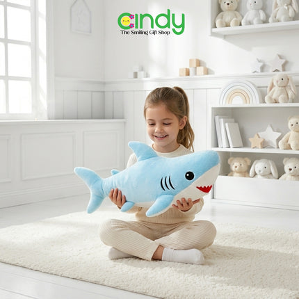 Cindy Boneka Hiu Plush Empuk Lembut Boneka Anak Lucu Hadiah Kado Anak Perempuan Laki Laki