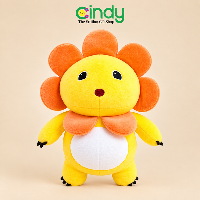Cindy Boneka Nailong Milk Dragon Sunflower - Mainan Boneka Dino Nailoong Kelopak Bunga Matahari