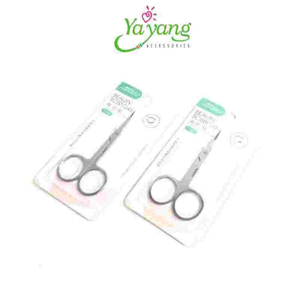 YAYANG Gunting Alis Ujung Lancip Stainless Steel - Alat Kecantikan Penghilang Bulu Rambut - NKC0106