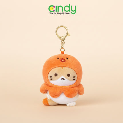 Cindy Gantungan Kunci Cat Topi Animals - Aksesoris Hiasan Tas Karakter Kucing  Bagcharm - CBG1516