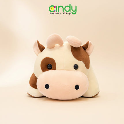 Cindy Boneka Sapi Super Lembut Empuk Plush Toys - Boneka Hewan Gemoy Bantal Peluk Anak Lucu Kado Ulang Tahun