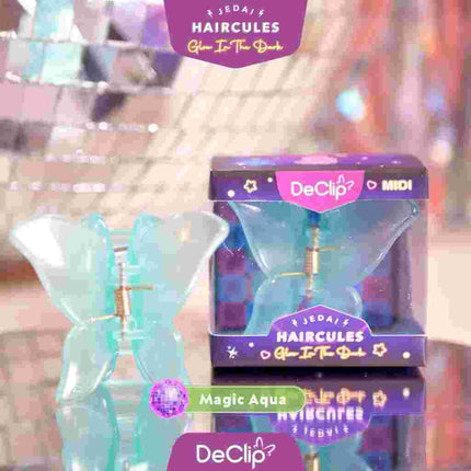 YAYANG x DeClip Jedai Butterfly Haircules Jepit Kupu Gigi 4 Ukuran 4,5CM -Aksesoris Fashion Rambut