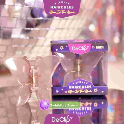 YAYANG x DeClip Jedai Butterfly Haircules Jepit Kupu Gigi 4 Ukuran 4,5CM -Aksesoris Fashion Rambut