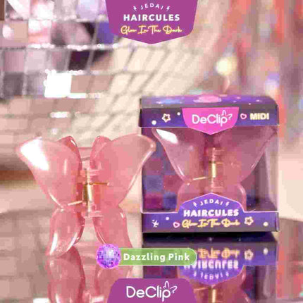 YAYANG x DeClip Jedai Butterfly Haircules Jepit Kupu Gigi 4 Ukuran 4,5CM -Aksesoris Fashion Rambut